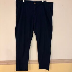 Daniel Hechter Paris Men's Navy Blue‎ Stretch Chino Pants Trousers 42 x 29